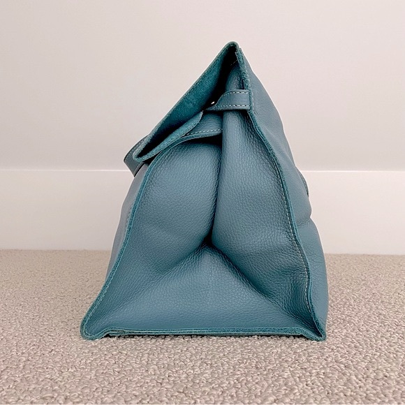 SOLD - VIRONE Italian Leather Bag - Picture 3 of 16